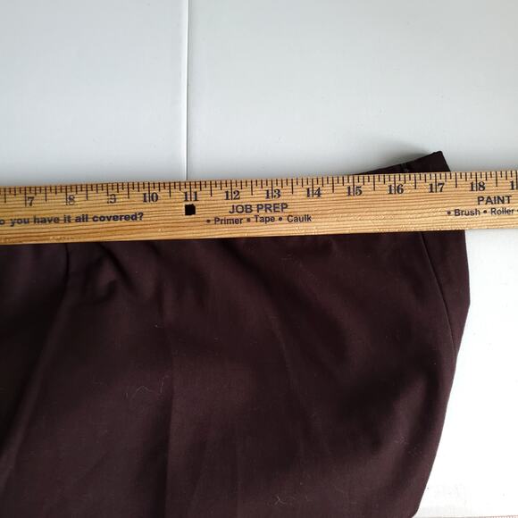 Eileen Fisher Stretch Twill Ankle Pants PL Fall Brown Neutral Organic Minimalist - Picture 13 of 16